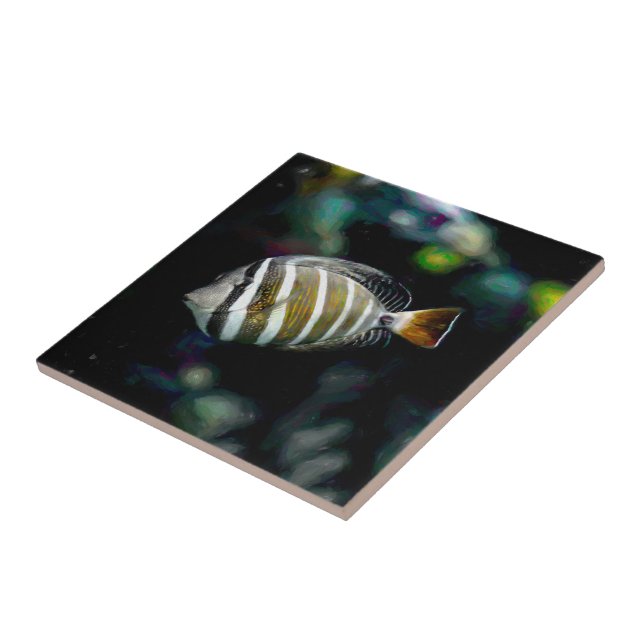 Peixes Tropicais Submarinos Design Aquáticos (Lateral)