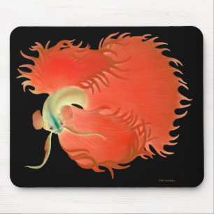 Peixes vermelhos grandes Mousepad de Betta