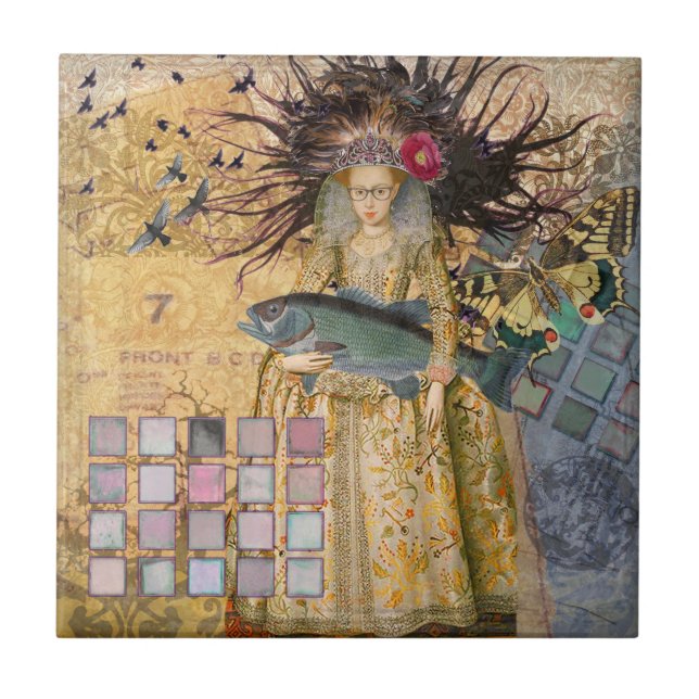 Peixes Vintage Clássica Gótica (Frente)