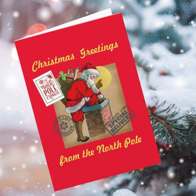 Pela Chaminé Com Brinquedos Cartão Dobrado 13x18cm (Criador carregado)