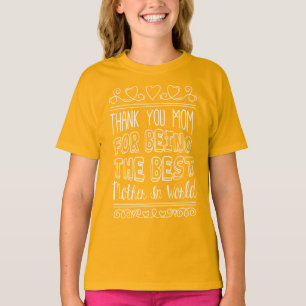 Pela melhor mãe do mundo Camisa de Capa