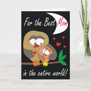 Pela melhor mãe do mundo! Cartões adoráveis