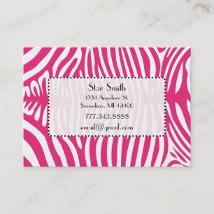 Pele de Zebra Clássica em Qualquer Cartão de Cores