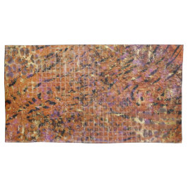 Pele Mistura De Abstratos Dourada E Pele Leopardo