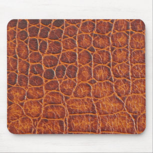 Pele Mousepads do crocodilo de Brown
