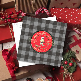 Pele Puro-Largura com Placa Plana com Papais noeis