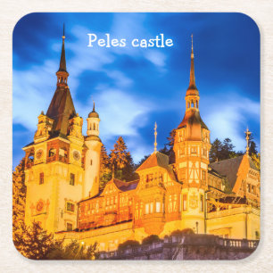 Peles de Porta-Copos Quadrados Personalizados