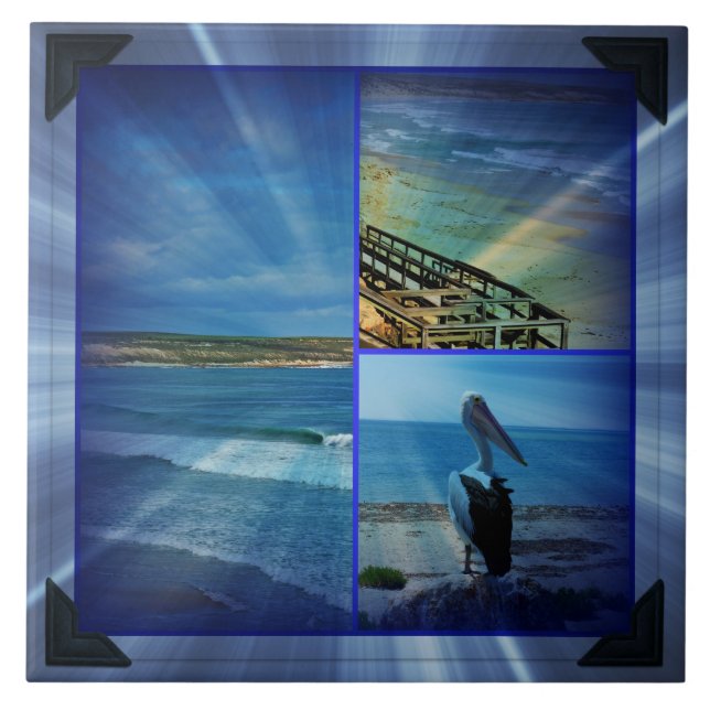 Pelican Beach Sparkle Collage, (Frente)
