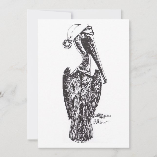 Pelicano com chapéu (Frente)