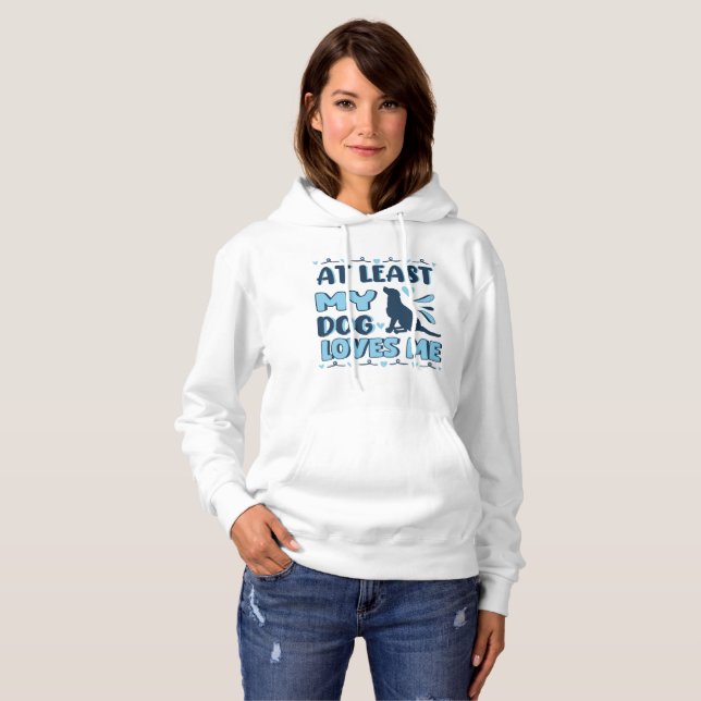 Pelo Menos o Cachorro Ama a Camiseta (Frente Completa)