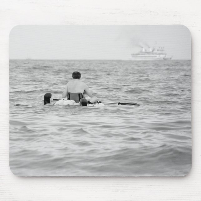 Pelo Oceano - Mousepad (Frente)