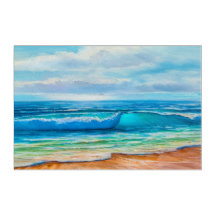 Pelo Sea Ocean Painting Lg. Arte acrílica