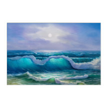 Pelo Sea Ocean Painting Lg. Arte acrílica