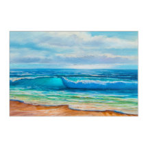 Pelo Sea Ocean Painting Lg. Arte acrílica