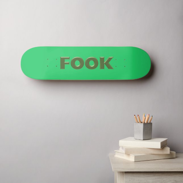 Pelok verde skate (Arte de parede (Horz))