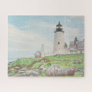 Pemaquid Point Aquarela 520 peças Quebra-cabeça
