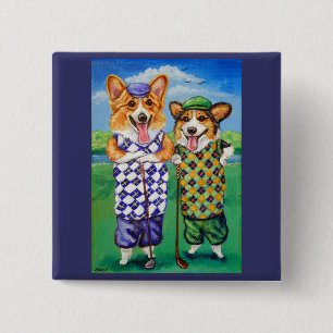 Pembroke Welsh Corgi Button Pins
