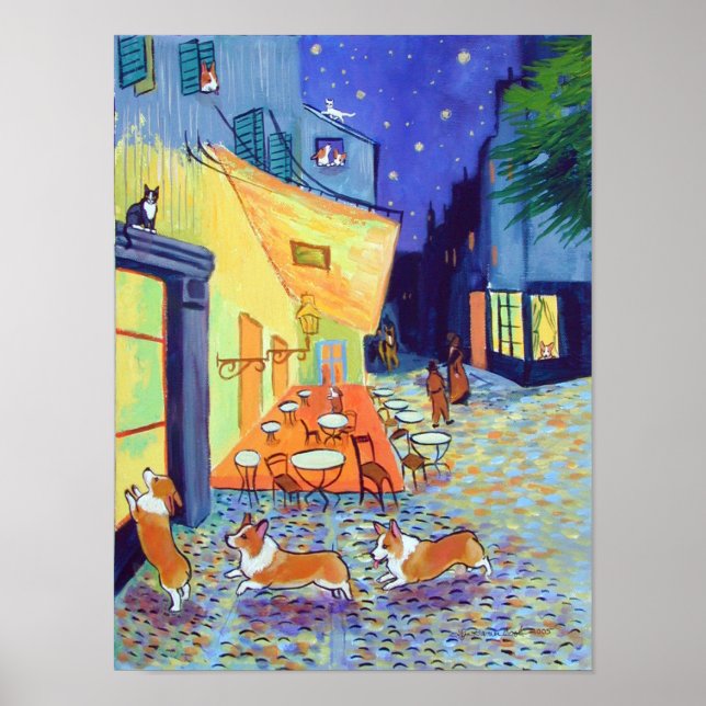 Pembroke Welsh Corgi Impressão (Frente)