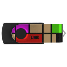 adicione suas iniciais, estilo novo de Mondrian