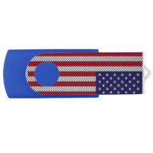 Bandeira americana no impressão do estilo da fibra