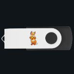 Pen Drive Fox with Pizza<br><div class="desc">This design is the perfect gift for a birthday,  Christmas and other celebrations. It is suitable for women,  men and kids.</div>
