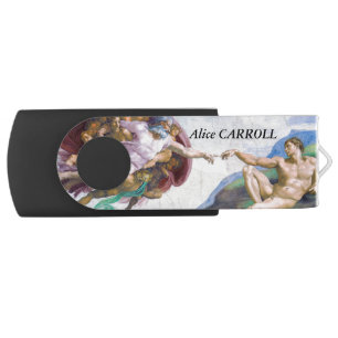Pen Drive Michelangelo - Criação de Adão Isolado