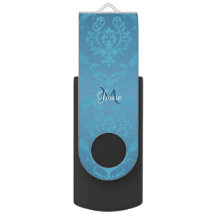 Movimentação Glam moderna de USB do damasco de