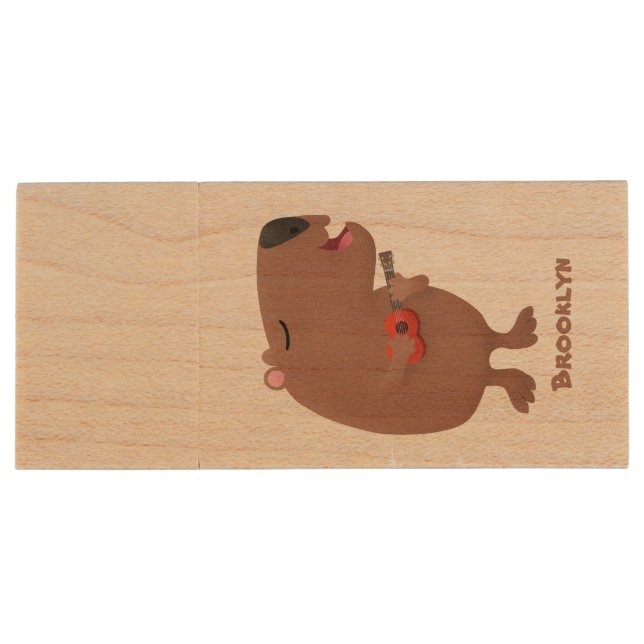 Ficheiro Óptica desenho animado de capybara ukulele