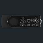 Pen Drive Peace Love Science<br><div class="desc">Peace Love Science</div>