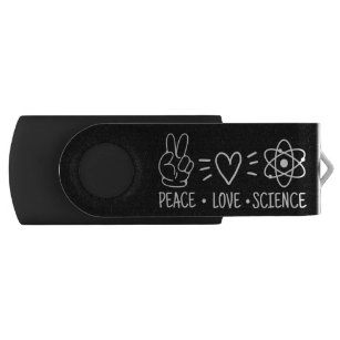 Pen Drive Peace Love Science