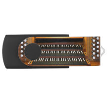 Teclado e paradas do órgão