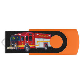 Pen Drive Veículo de Emergência legal - Bombeiro