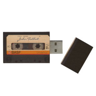 Pen Drive Vintage Retro Fashiated 80s Mixtape Audio Tape USB