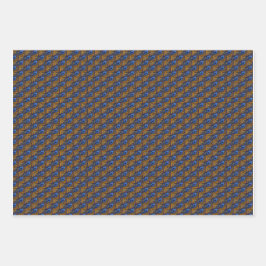 Pena azul e laranja da meia-noite