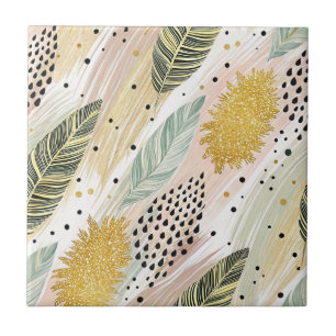 Pena Elegante e Abstrato Brushbraste Sem Costura