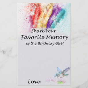Pena Tribal Memória Favorita da BirthdayGirl