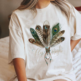 Penas Boho Voam Alto Arte Lunar Celestial