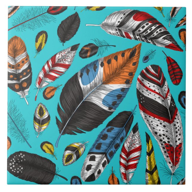 Penas coloridas (Frente)