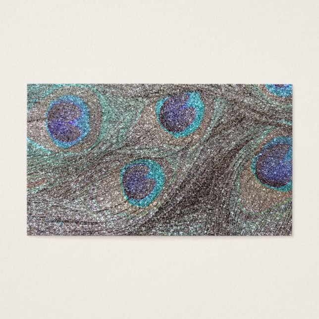 Penas de pavão de prata (Frente)