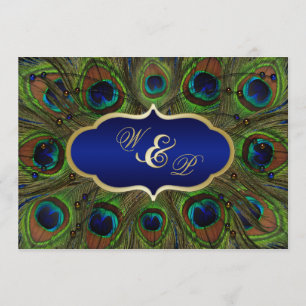 Penas de Peacock, Convite de Casamento de Miçanga