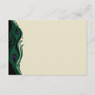 Penas de Peacock RSVP Horizontal