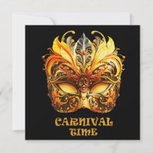 Penas do Ouro Elegante - Máscara veneziana