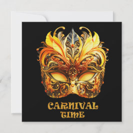 Penas do Ouro Elegante - Máscara veneziana