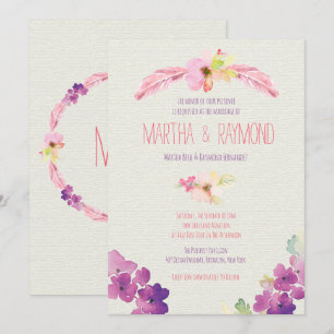 Penas e Flores, Convites De Casamento