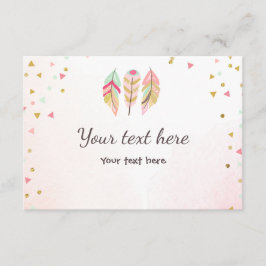 Penas RSVP de Caracteres Selvagens e Três Inserçõe