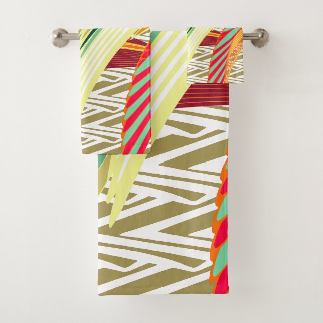 Penas tropicais toalha da boemia (Insitu)