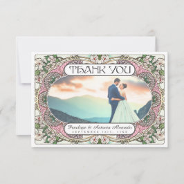 PENELOPE 01 A - Casamento - Cartões de agradecimen