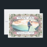 PENELOPE 01 A - Casamento - Cartões de agradecimen<br><div class="desc">Arte Nouveau Casamento Obrigado Cartões. Floral de alta qualidade. Da Coleção de Casamentos do PENELOPE 01.</div>