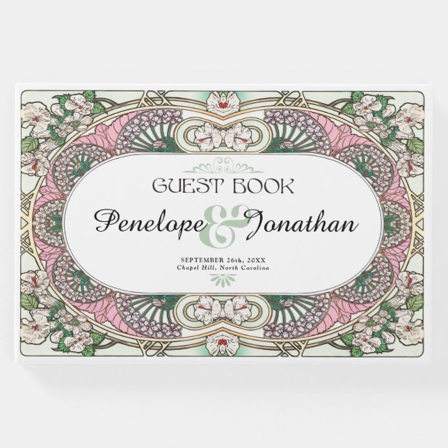 PENELOPE 01 A - Livro de Casamentos - Art Nouveau (Frente)