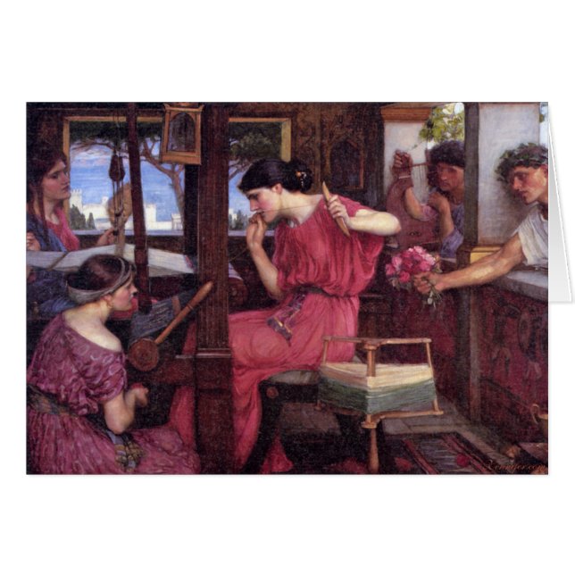 Penélope e os cartões dos pretendentes (Frente Horizontal)